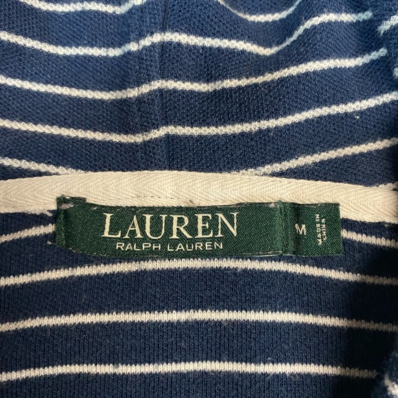 Lauren Ralph Lauren Long Sleeve Hoodie with Front Zipper Women’s Medium - Picture 3 of 3